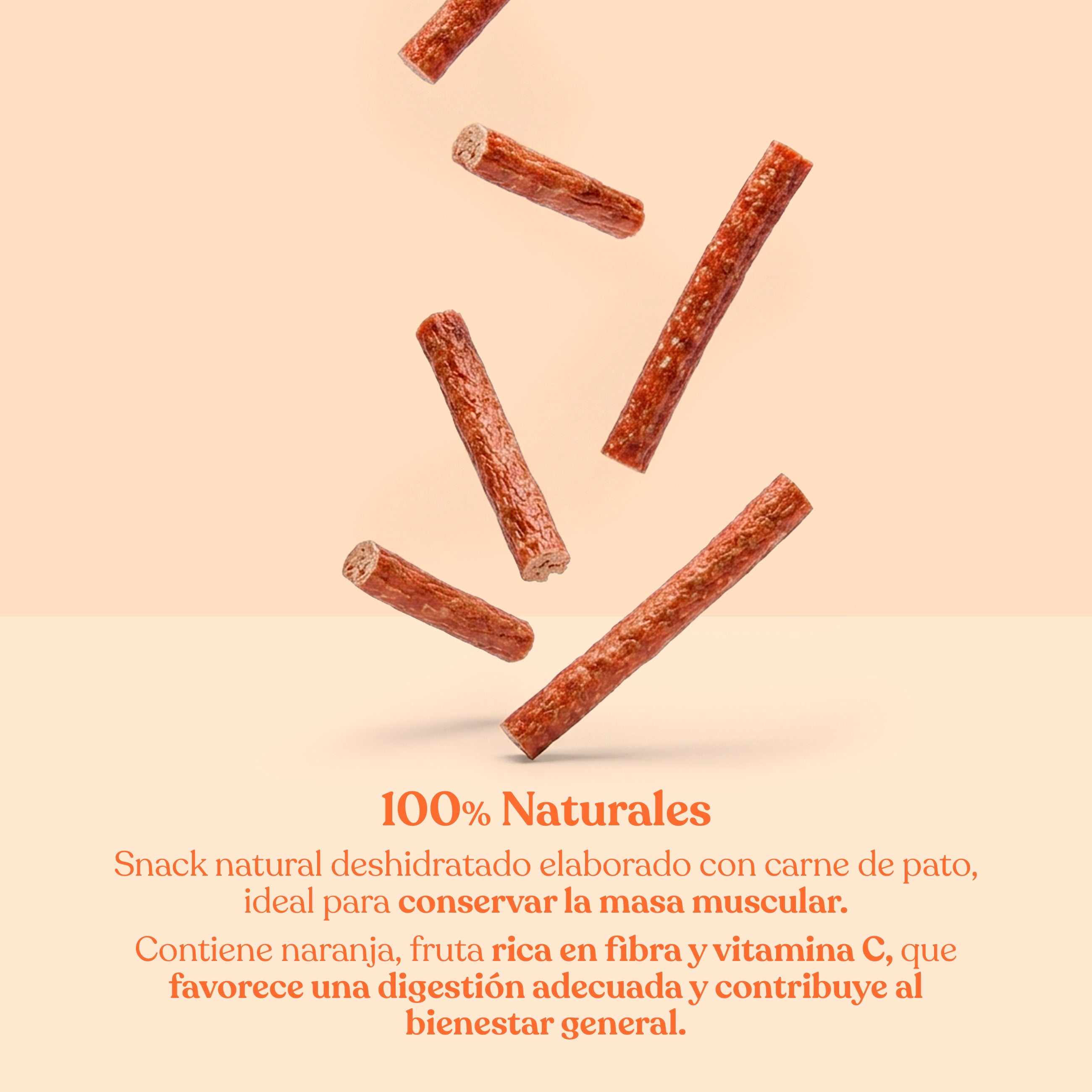Salchichas de pato con naranja
