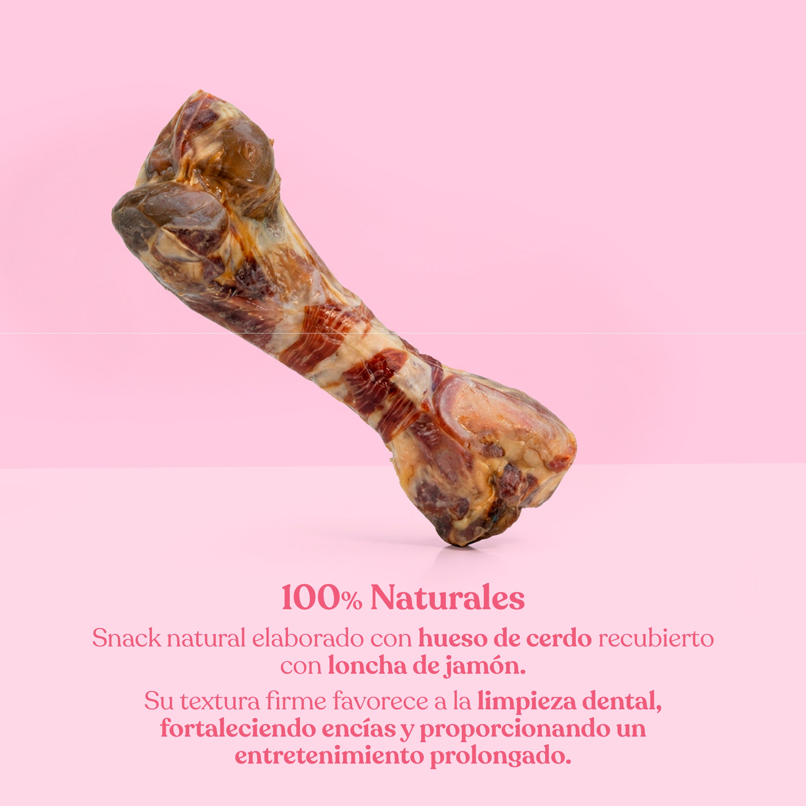 Hueso con loncha de jamón (2 unidades)