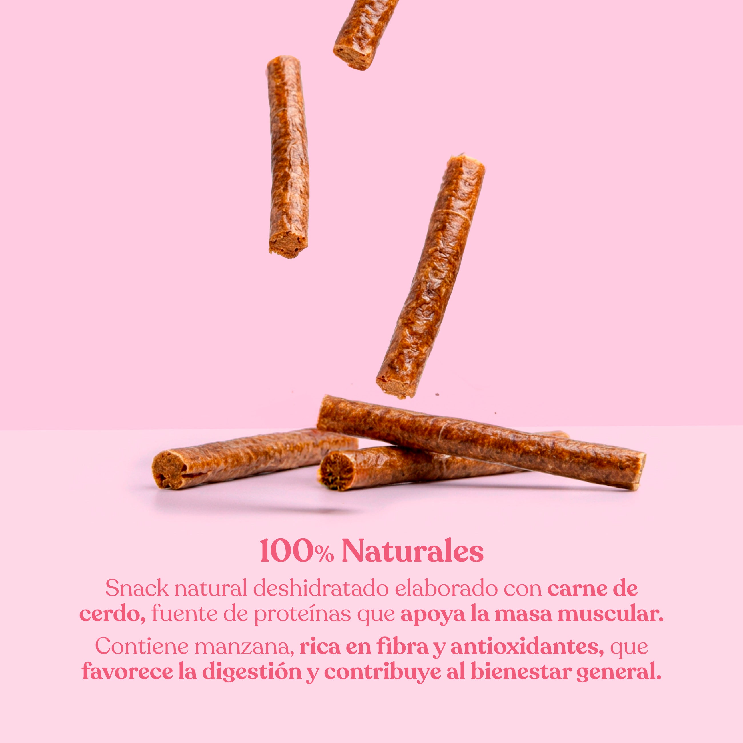 Salchichas de cerdo con manzana