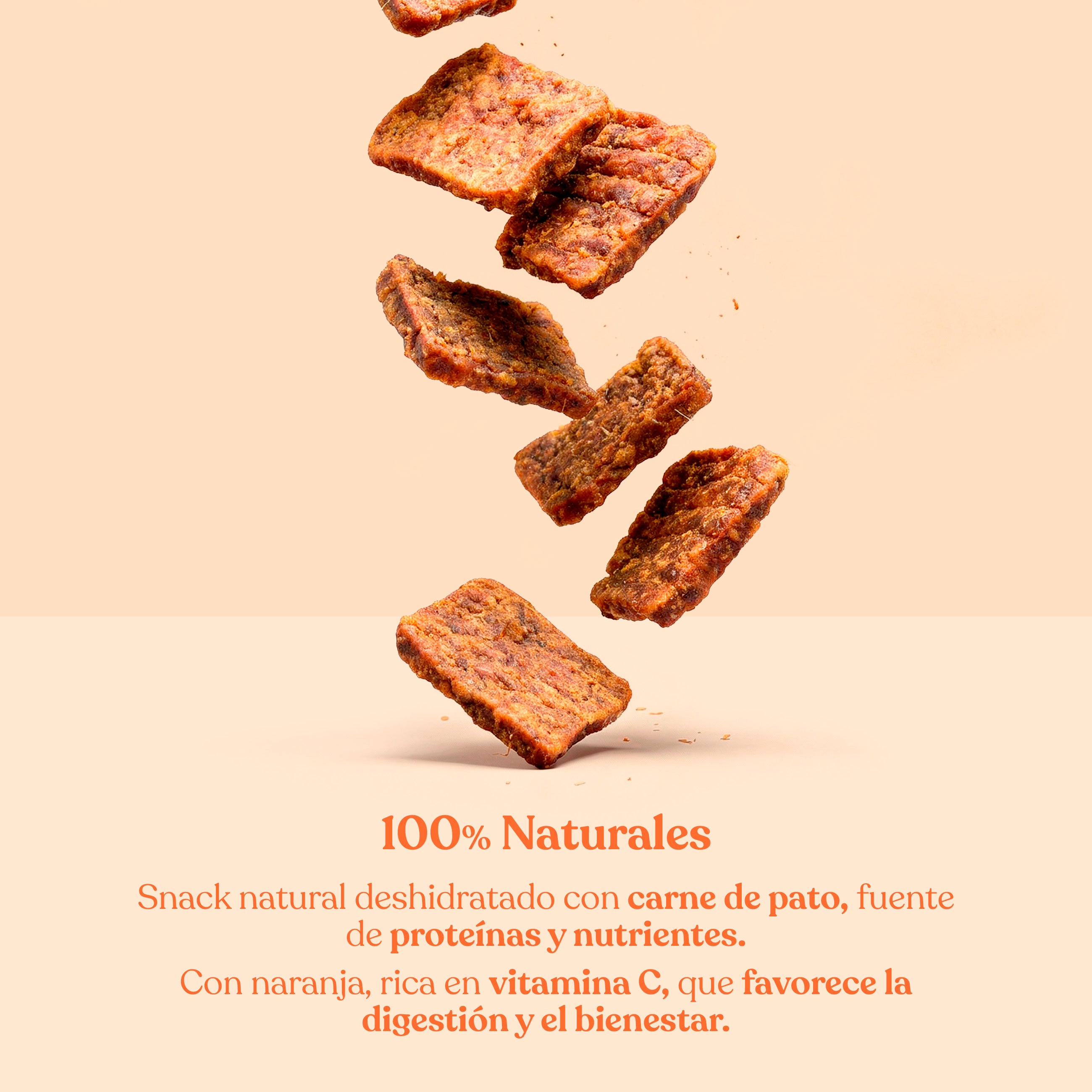 Nuggets de pato con naranja