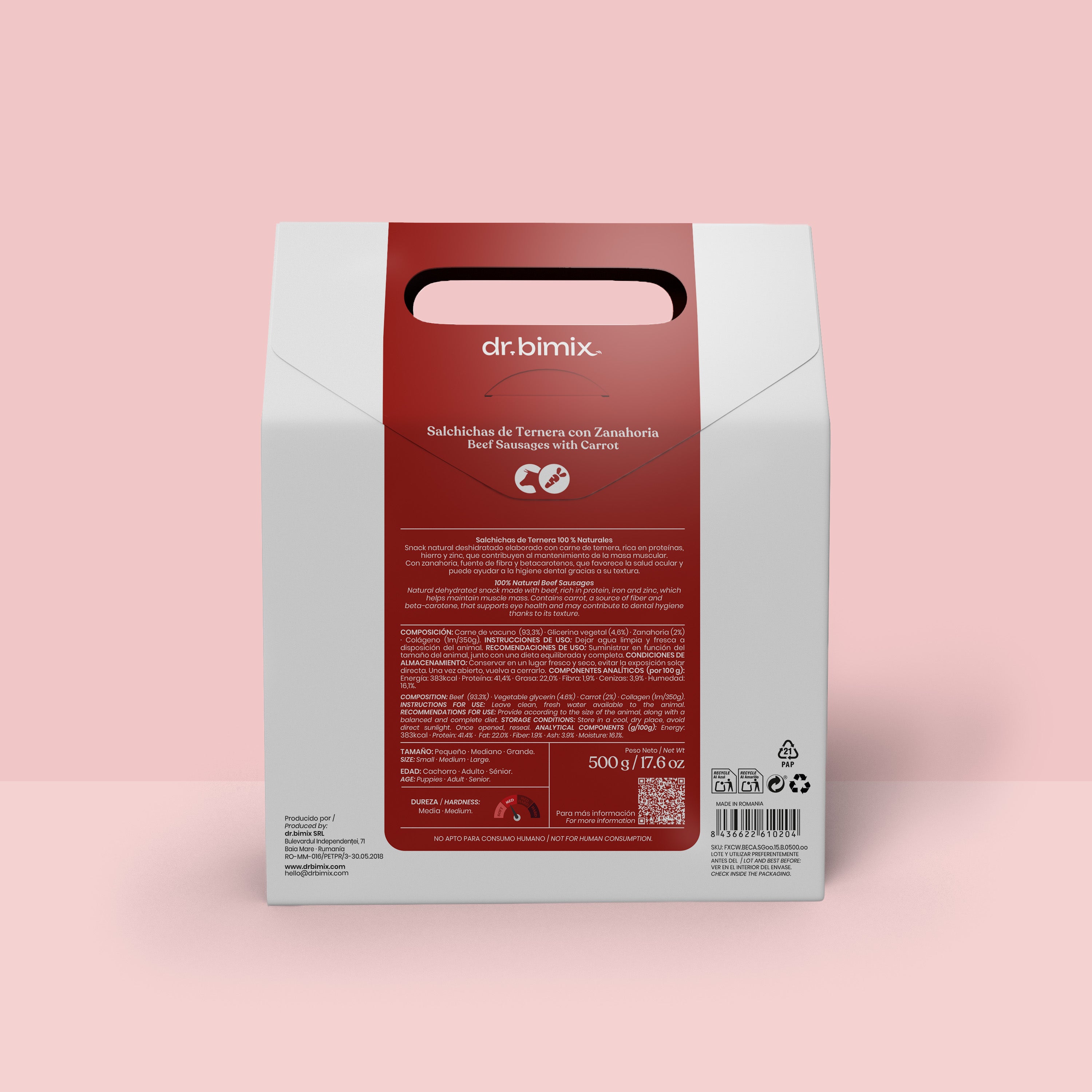 Salchichas de ternera con zanahoria